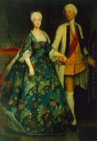 Prinses Sophie Dorothea Marie met haar ' 'man, Frederick Zul
