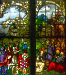 Ini Stained Glass Windows Dari Sisi Barat Of The Blumene
