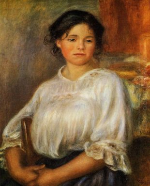 Junge Frau sitzend 1909