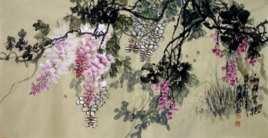 Bloemen - Chinees schilderij