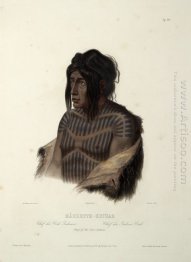 Mahsette-Kuiuab, Chief av Cree indianerna, plattan 22 från volym