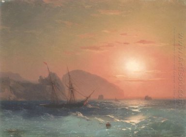 Blick von der Ayu Dag Krim 1868