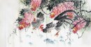 Chicken-Peony - Pintura Chinesa