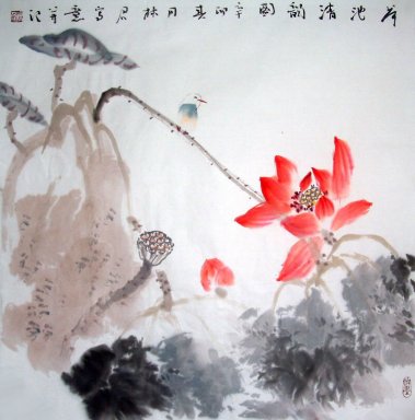 Lotus - pintura chinesa