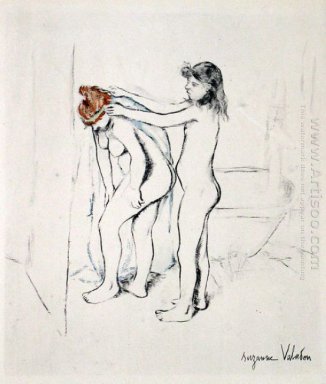 Mother And Daughter Après Le Bain Ii 1908