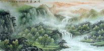 Waterfall - Chinese Painting