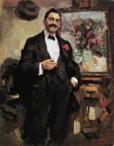 Retrato de um artista húngaro József Ripley Ronai 1912