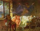 Ein Traum von einem Mädchen vor einem Sonnenaufgang 1833