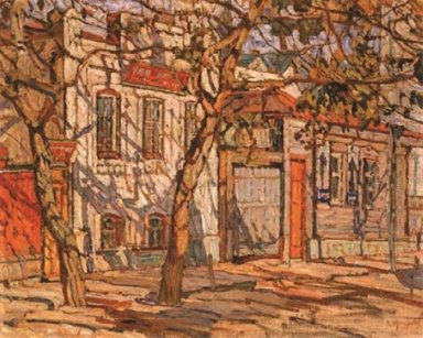 Calle en una ciudad de provincias