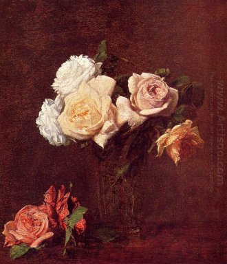 Roses In A Vase 1884