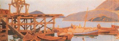 Pier In De Fabriek In Moermansk