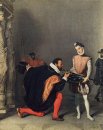 Don Pedro de Tolède Embrasser l'épée de Henri IV 1
