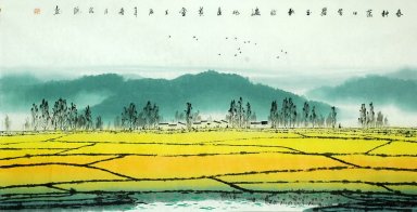 Farmland - Lukisan Cina