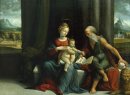 Madonna and Child and St Jerome