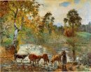 el estanque en Montfoucault 1875