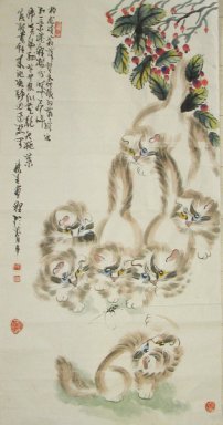 Cat - Chinesische Malerei