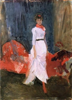 Arrangemang i rosa rött och lila 1884