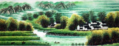 Montagne et de l\'eau - peinture chinoise