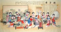 Beautiful ladies - Chinese Painting