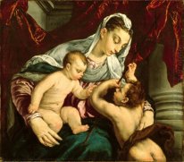 Мадонна с младенцем и молодой Святого Иоанна Крестителя
