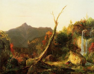 Paisaje de otoño Mount Chocorua 1828