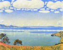 Utsikt över sjön Leman Från Chexbres 1905