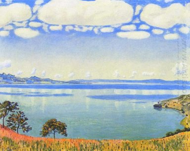 Vue du lac Léman de Chexbres 1905