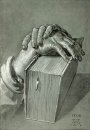 estudio de la mano con la Biblia en 1506
