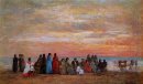 Figuras na praia em Trouville 1869
