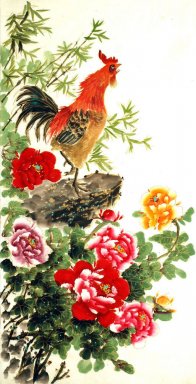 Курица - китайской живописи