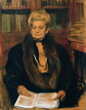 Ritratto di uno scrittore Alexandra Vasilevny Schwartz 1906