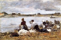 Laundresses On The Bank Of The Touques 12