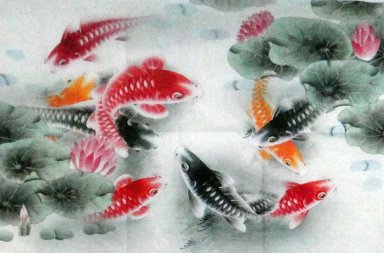 Fisch - Chinesische Malerei