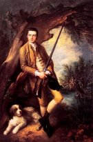 William Poyntz Av Midgham och hans hund Amber 1762