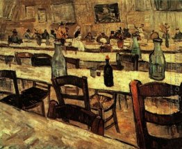 Interiör i en restaurang i Arles