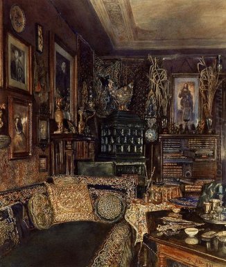Het kantoor van Graaf Lanckoronski Wenen 1881