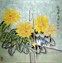 Chrysanthemum - Chines Malerei