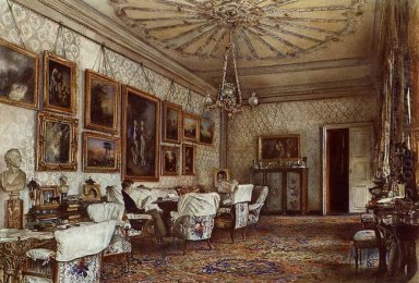 Salon dans l\'appartement du comte Lanckoro ? 84Ski A Vienne 1881