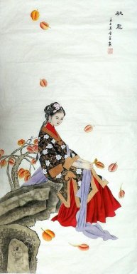 Belle Dame - Peinture chinoise