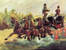 Alphonse de Toulouse-Lautrec Fahren Seine Four-in-Hand-