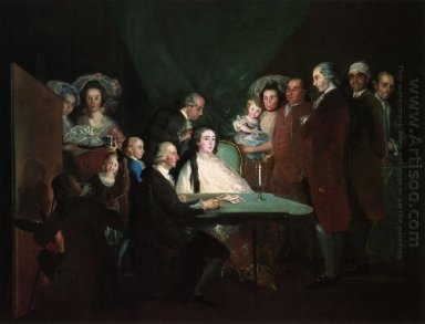 Familjen av Infante Don Luis 1784