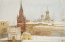 Vista Del Kremlin En Invierno 1876