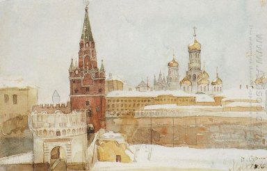 Вид на Кремль зимой 1876