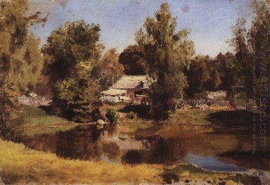 Étang supérieur à Abramtsevo 1882