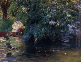 En Back Calcot Mill Nära Läsning 1888