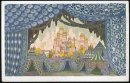 Castle Of Naina Sketches de cenário para Mikhail Glinka S Ruslan