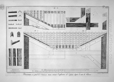 Plan d\'Atrium toscane de La Maison cavedio