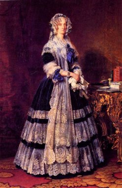 Retrato de la reina Marie Amelie de Francia