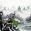Lake, Mountains - Chinese Painting