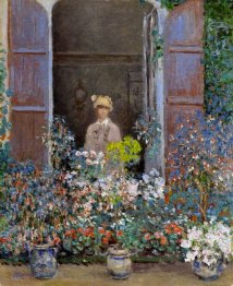 Camille Monet At The Jendela Argentuile